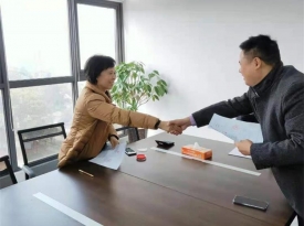 公司第二臺(tái)電梯銷售合同簽訂(湘潭富力城)